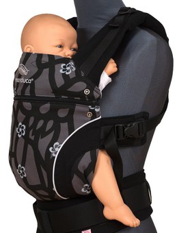 Schöne Babytrage von allen Seiten